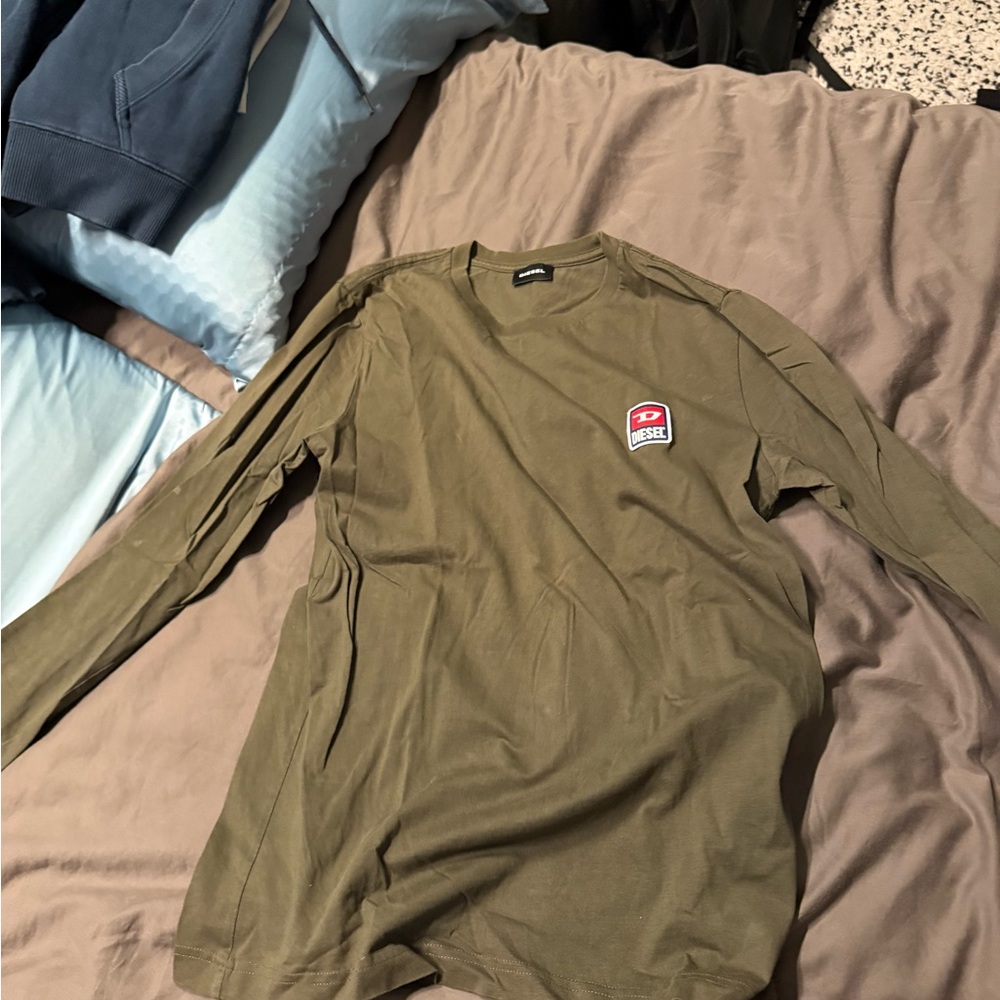 Diesel Olive Long Sleeve Tee